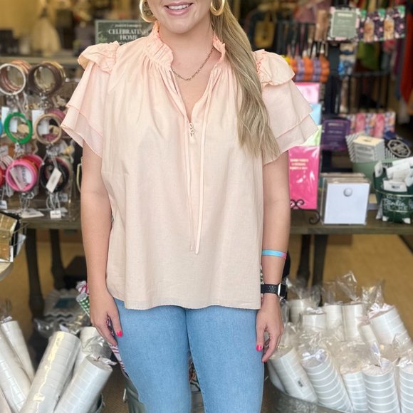 Hunter Bell Millie Top Blush - Picture 2 of 2